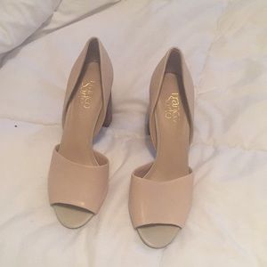 Short nude heels